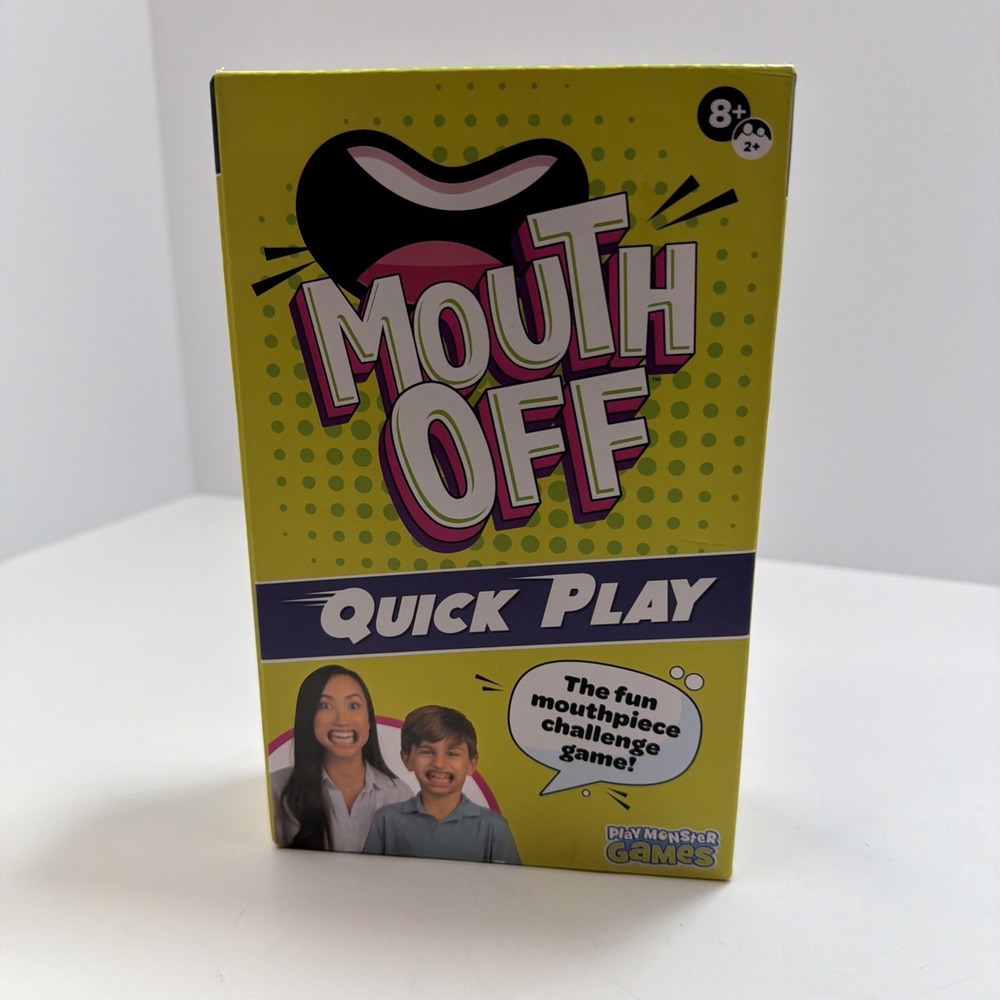 Mouth off Card Game - Family- Guess  before Timer Runs Out ,4-8 Players, Ages 8+